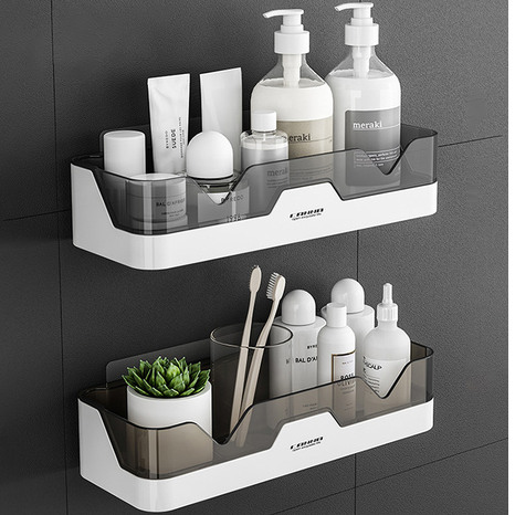 1 piece Wall Mounted Bathroom Shelf – Space Saving Storage Rack for Bathroom