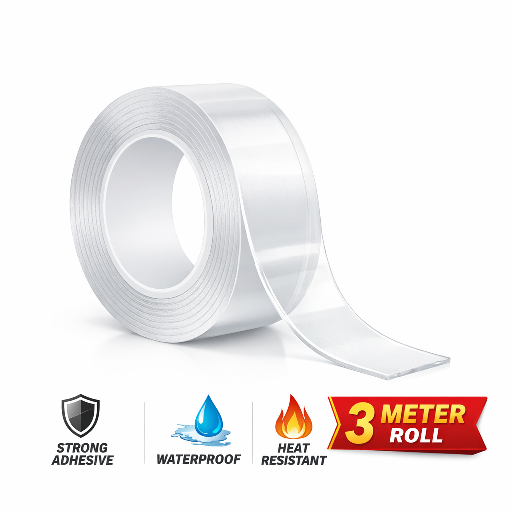 3 meter double Sided Tape (Strong Adhesive, Waterproof)